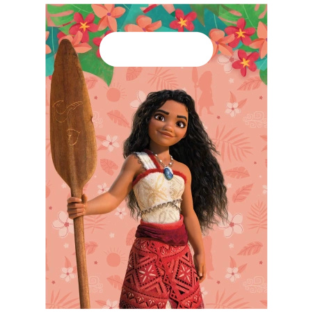 Torebki papierowe "Vaiana" 16 x 22 cm 4 szt.
