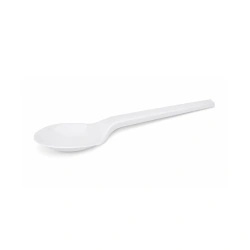 Łyżeczki C-PLA białe, wielorazowe, 12,8 cm, 50 szt.