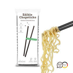 Edible sushi chopsticks, black, 22.5 cm 100 pcs.