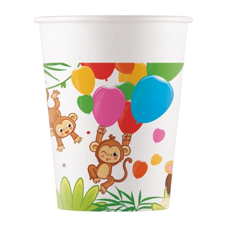 Paper cup “Jungle” 200 ml 8 pcs