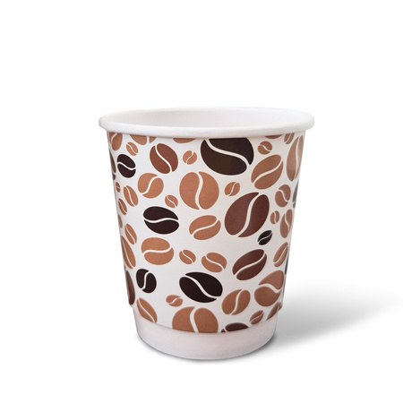 Kubek papierowy dwuściankowy, No Plastic, 350 ml, śr. 90 mm 25 szt.