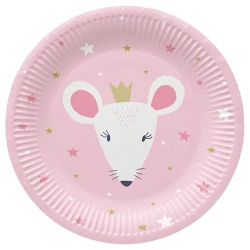 Round paper plate "Magical Friends" Ø 23 cm, 10 pcs