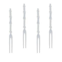 Widelce koktajlowe PLA transparentne 11 cm 250 szt.