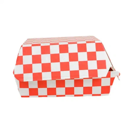 Burger box "Fitipaldi" / "Kratka" 12,5 x 12,5 x 8 cm 50 szt.