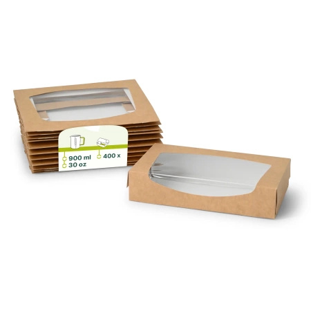 Sushi box with window 20 x 11.7 x 4 cm 50 pcs.