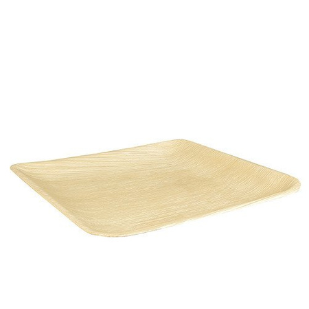 Palm leaf plate 25.5 x 25.5 x 1.5 cm 6 pcs.