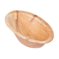 Palm leaf bowl 70 ml 10 x 7.2 x 4.8 cm 25 pcs.