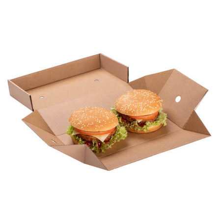 Burger box folding set 24,5 x 12 x 10 cm 100 pcs.