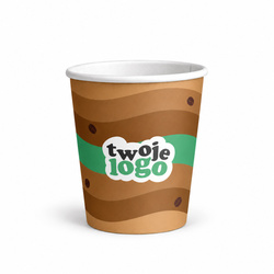 Paper cup white, dispersion, 180 ml, ¶. 70 mm, MATTE, FULL COLOR 2000 pcs
