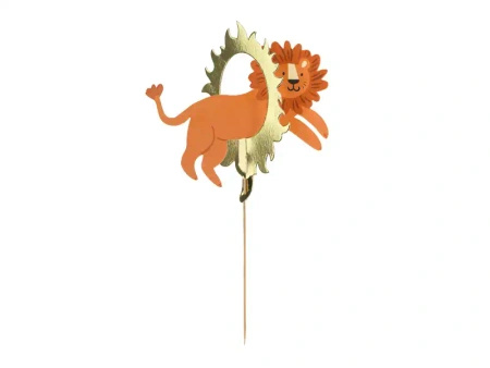 Cake Topper "Lion", 16 × 16 cm, 1 pc