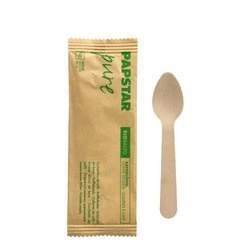 Wooden teaspoons 11 cm individually packed PURE 50 pcs.