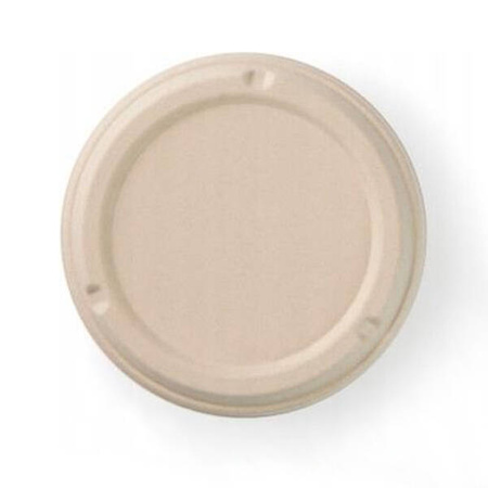 Pokrywka do miski z trzciny cukrowej o poj. 1000 ml  21 cm 25 szt.