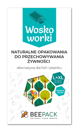 Woskoworki "Las" zestaw L+XL 1 szt.