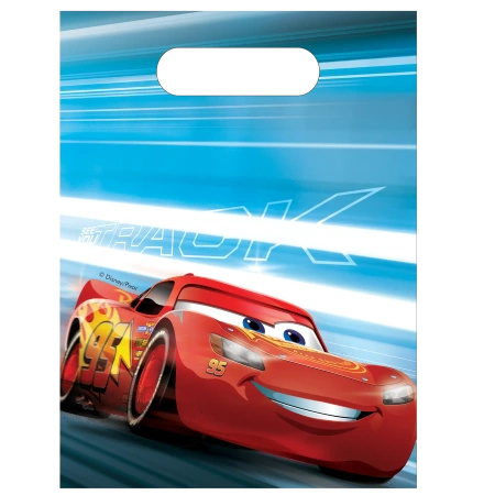 Torebki foliowe "Auta" 17 x 23 cm 6 szt.