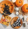 Talerz papierowy okrągły "Funny Halloween" śr. 23 cm 8 szt.