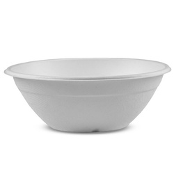 White sugarcane bowl 900 ml 18.5 × 6.5 cm, 125 pcs.