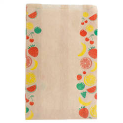 Paper bag for fruit 1.5 kg, 19+8 x 30 cm 250 pcs.