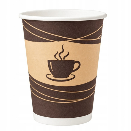 Paper Cup, water dispersion, “Coffee”, 250 ml, 50 pcs.