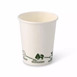 Paper cup white EcoUp dispersion 250 ml, ¶. 80 mm 50 pcs.