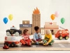 Standing Foil Balloon "Police Car", 90 × 41 cm, 1 pc
