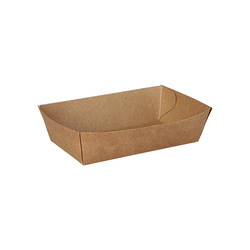 Greaseproof deep paper tray 12 x 7 x 3.5 cm 50 pcs.