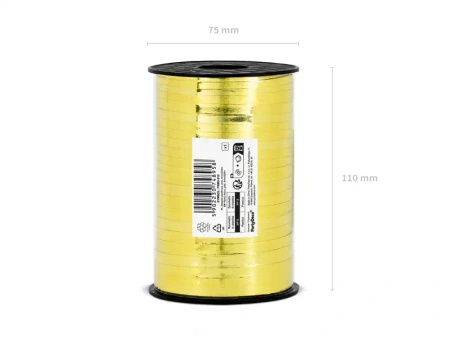 Ribbon / Tape, Gold, 5 mm × 225 m, 1 pc