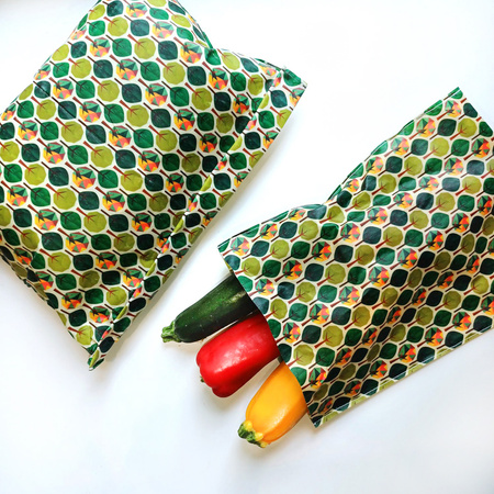 Beeswax bags “Forest” XL 36 × 32 cm, 1 pc.