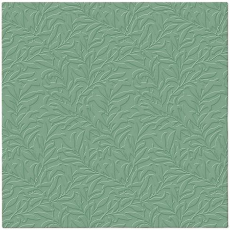 3-ply napkins, embossed, light green 33 x 33 cm, 20 pcs