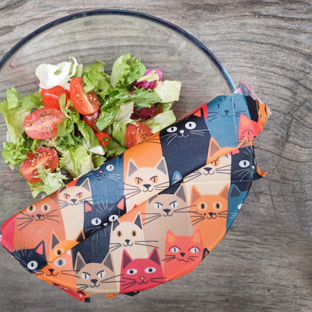 Woskowijka "Koty" rozmiar "L" 36 x 36 cm 1 szt.