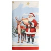 Paper tablecloth a'la fabric "Dear Santa" 120 x 180 cm 1 pcs.