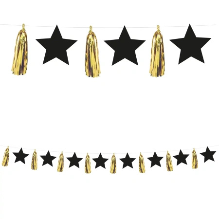 Stars And Pom-Poms Garland 1.5 m, 1 Pc.