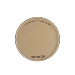 "Feel Snug" Bamboo Paper Lid for 90 mm Bowls, 50 pcs