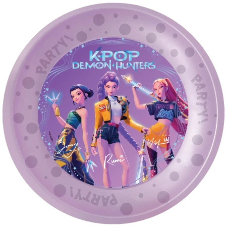 Reusable Plates K-POP, 21 cm, 4 pcs.