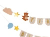 Paper Banner "Happy Birthday – Teddy Bears", 2.55 m, 1 pc