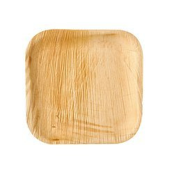 Palm leaf plate 18 x 18 x 1.5 cm 6 pcs.