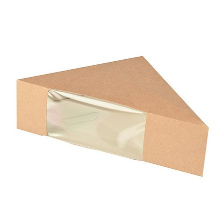 Sandwich paper package 12.3 x 12.3 x 5.2 cm 50 pcs.