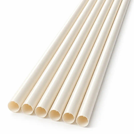 Paper straws white 7/210 mm individually packaged 150 pcs.