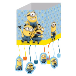 Paper 3D piñata "Minions" 20x30 cm, 1 pc