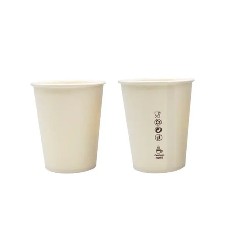 Paper cup white dispersion 250 ml, ¶. 80 mm 50 pcs.