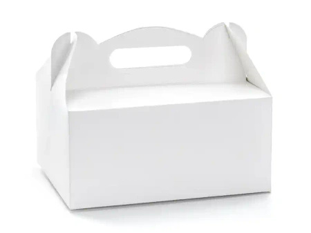 Decorative Paper Cake Box, 19 x 14 x 9 cm, 10 pcs