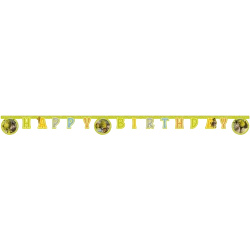 Paper birthday banner “Shrek” 2 m, 1 pc