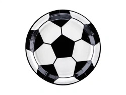 Talerze papierowe "Football", 18 cm, 6 szt.