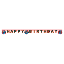 Paper birthday banner “Superman” 2 m, 1 pc