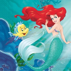 2-ply napkins “Ariel The Little Mermaid”, 33 × 33 cm, 20 pcs