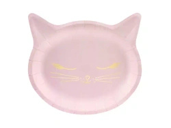 Paper Plates "Kitten", 22 × 20 cm, 6 pcs