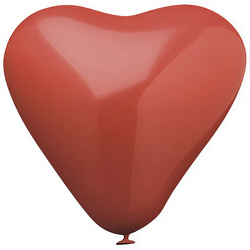 Balony "Heart" kauczuk średnica 30 cm 10 szt.