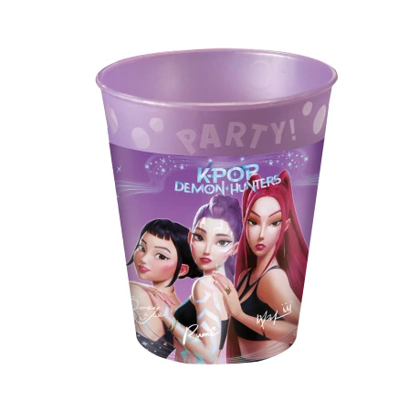 Kubki wielorazowe K-POP 250 ml, 4 szt.