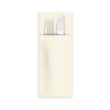 Cutlery bags-serviettes, champagne/beige, 38 x 32 cm 50 pcs.