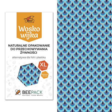 Woskowijka "Fale" rozmiar "XL" 40 x 48 cm 1 szt.