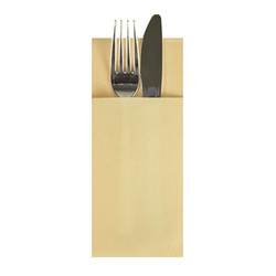 Cutlery bags-serviettes, cream, 40 x 33 cm 160 pcs.